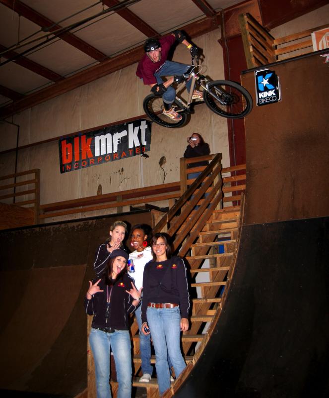 Red Bull Girls and Mark Baillie