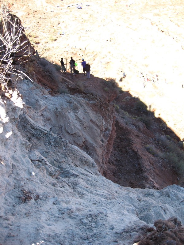 Entrance to Brandon's gnar line in the finals