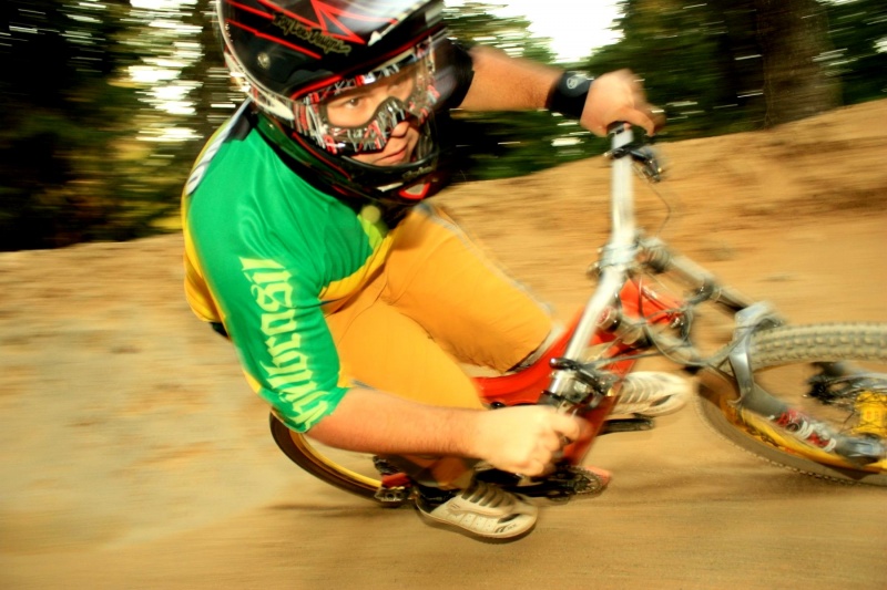 Testing the G force on the berm