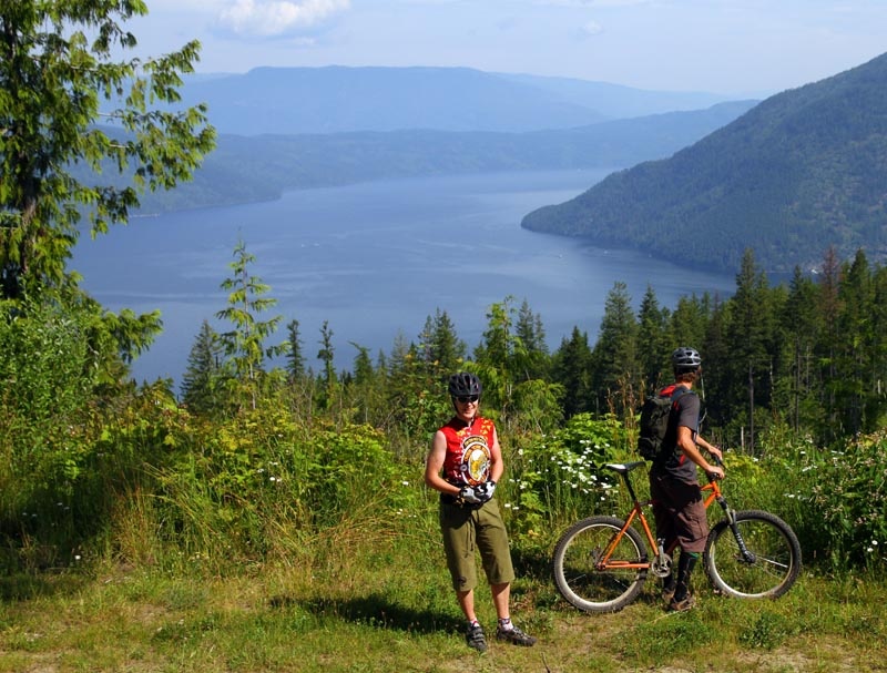 Larch Hill Traverse - View of Shuswap Lake