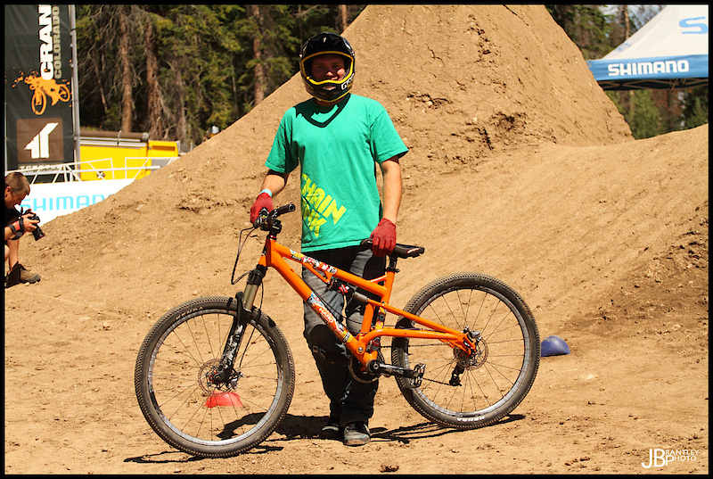 Greg Watts with the new Haro Porter Slopebike!