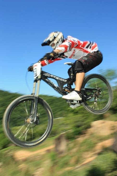 Rider in the final gap