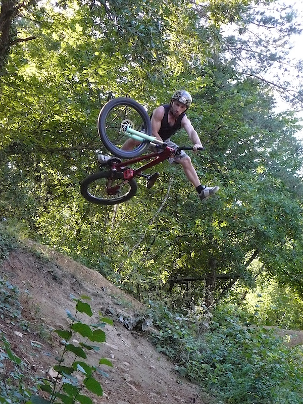 One footed table