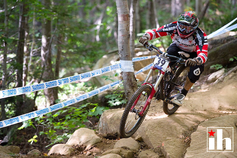 Markolf Berchtold rips through the course