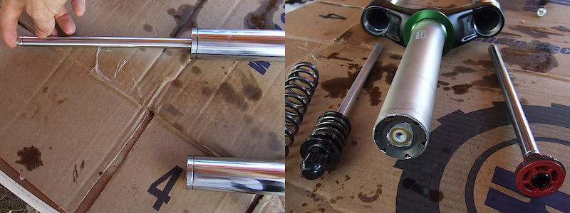 <span style='font-size:20px'>Step 10.</span> Remove both the damping rod from the right side, and the dummy rod from the spring side.