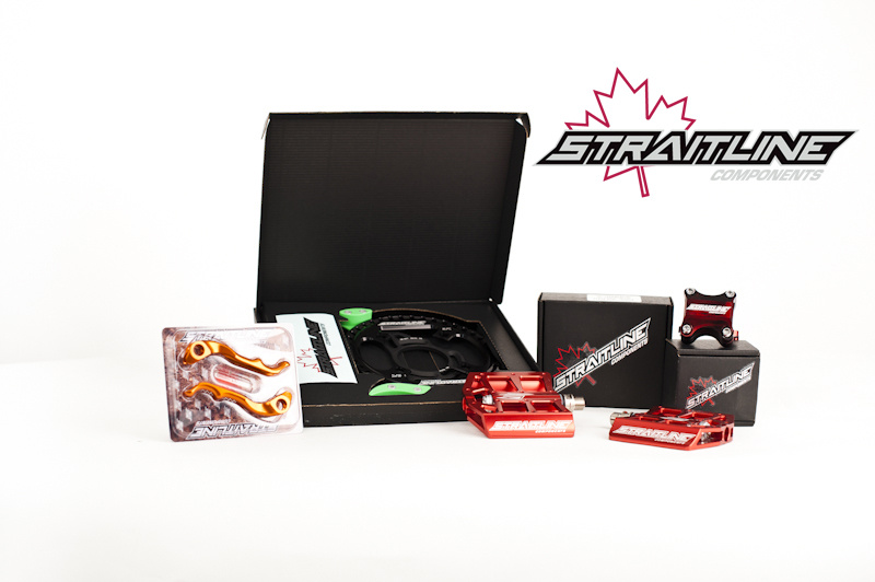 Straitline Prize Pack -  Pedals, direct mount stem, levers and chain guide!
