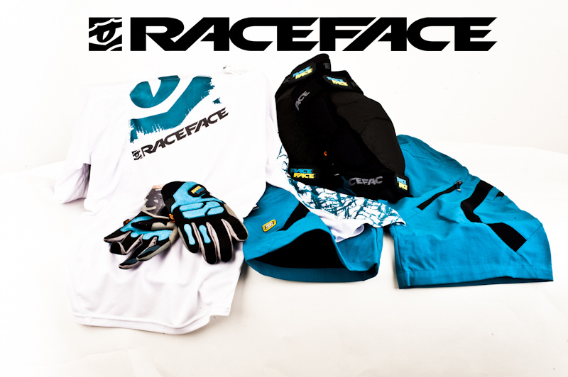 Episode 9 Prize Pack - Race Face Soft goods package including Ambush shorts, jersey, gloves and knee pads.