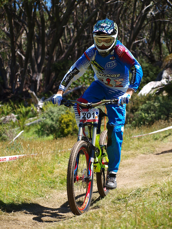 Junior Mens' winner Troy Brosnan was pushed all the way