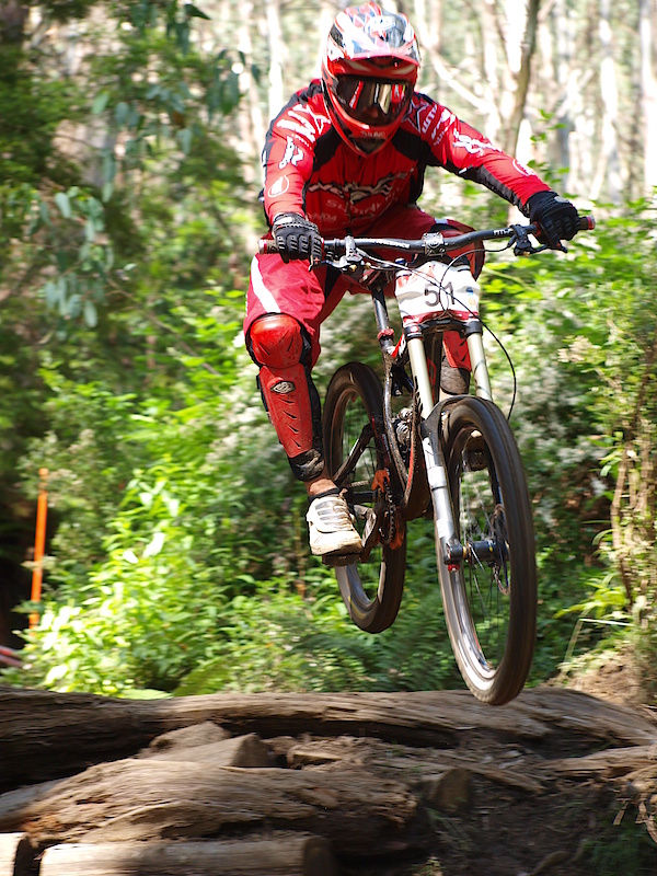 The last jump on the course, look out for more coverage of the next round in Mount Buller