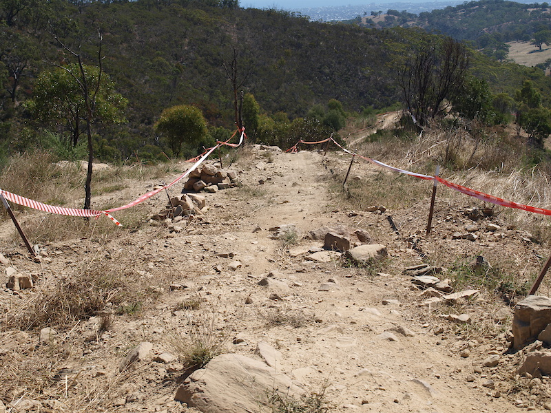 The top quarter of the track runs along a ridge so the wind can have quite a major affect. A head wind saps energy on what is already a pedally part of the course, cross and tail winds are another story.