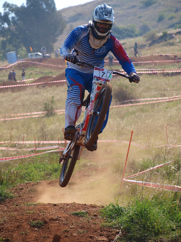 The doubles at the bottom of the track require commitment. Photo: Peter Karas