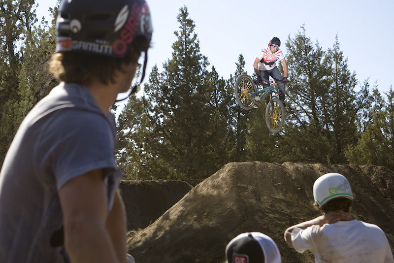 Mitch Chubey with a clean tailwhip on his last run of the session.