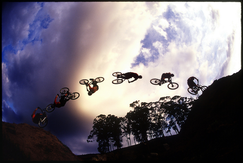 Freeride pioneer John Cowan filming during NWD 5. Photo: John Gibson