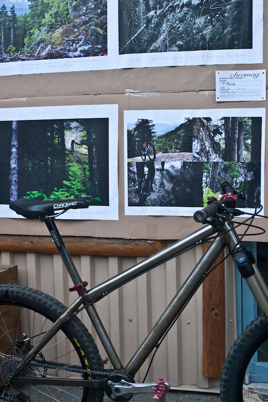 Jinya has been killing it the past couple of years. XC, DH, Freeride, he does it all and he does it all on a Chromag. Here is T-Rusty.