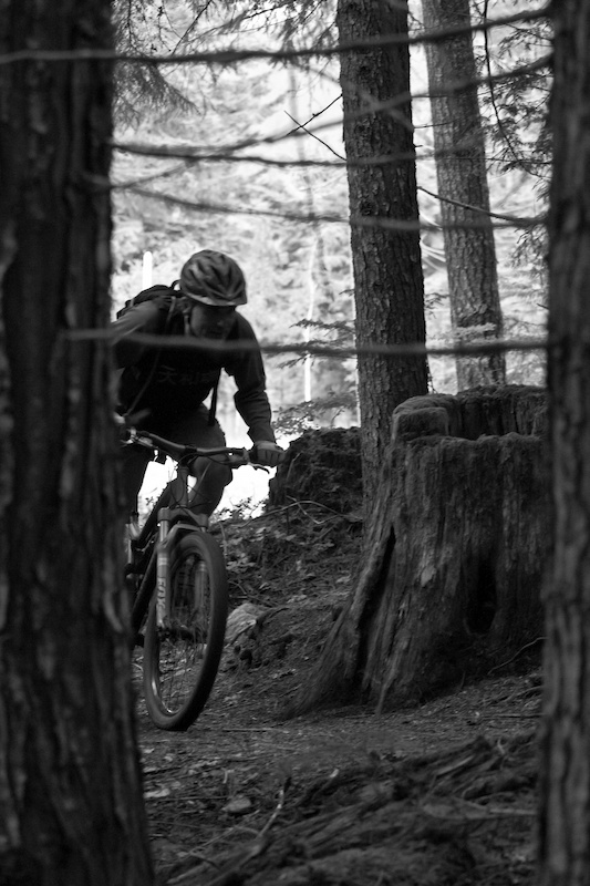 Neither rain, nor cold, nor sleet, nor snow can hold back Whistler riders.