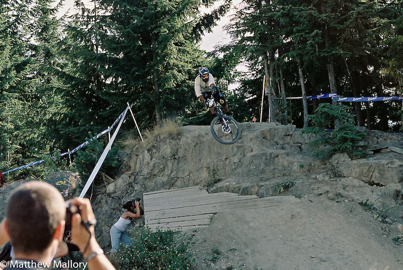 Cedric Gracia, three time winner of the Air DH and all around wildman.