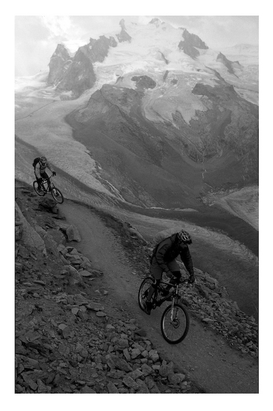 The fun factor of the funiclaire, Zermatt, Switzerland. Photo: Sterling Lorence