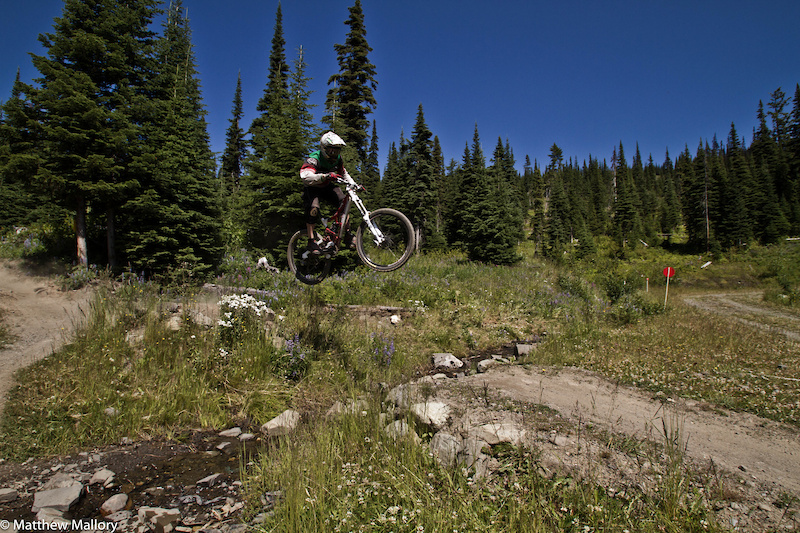 Sun Peaks isn't afraid of gap jumps and Sean Nicol isn't afraid of hitting them.