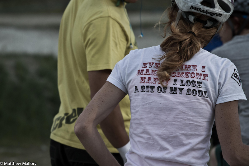 Rachelle also had the bestest shirt of the night.
