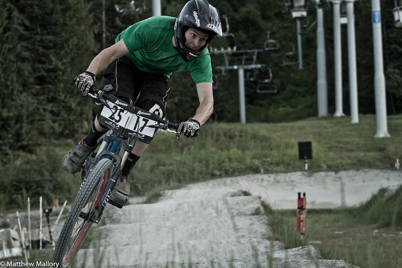 Shane Gayton is a regular fixture in the Bike Park and took 2nd in Open Male and....
