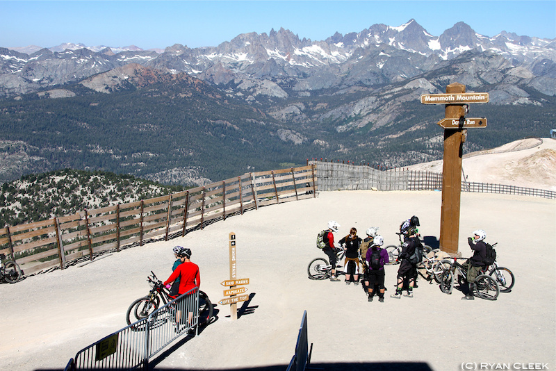 Mammoth Mountain is incredibly vast. This view shows a fraction of the terrain.