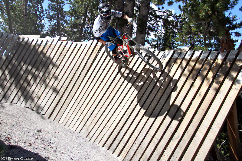 Keeping speed and riding high.