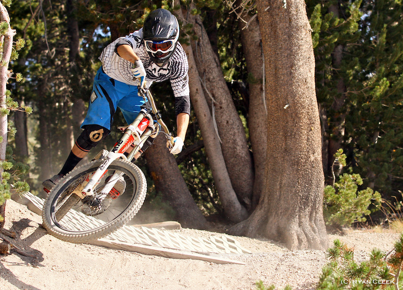 The pop from a high-speed berm.