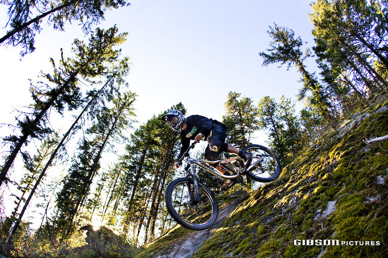 Graham Agassiz drops into one of Slabalanche's gnarlier sections,