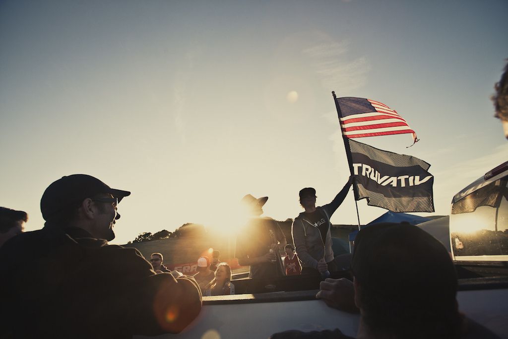 Truvativ decided to pimp out a few camp sites one of the nights. We drove around looking for the best candidates that represented the Truvativ way. We found some winners. The biggest criteria were they had to like free Tecate and camp chairs.