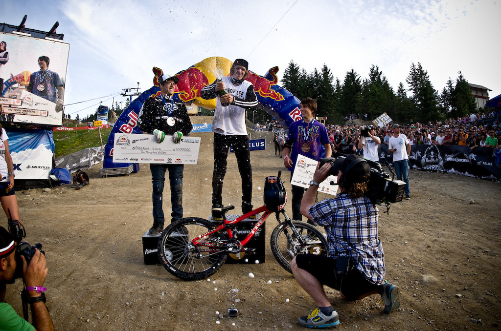  Four long years... This was the one that Brandon wanted year after year, Contest after contest. He stood on the top of everything except the biggest of them all, in his hometown of Whistler, Kokanee Crankworx. Congratulations and well done.