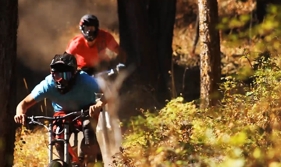 Ian Killick and Matt Miles riding Jamison...