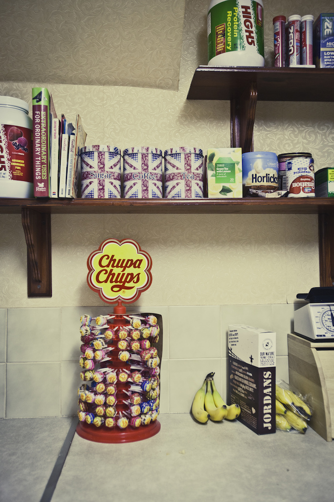 When I looked at this I thought health, happiness and supplements play a huge role in an athlete's success and as for the stand of Chupa Chups Lolli's for Cat (Danny's girlfriend)
