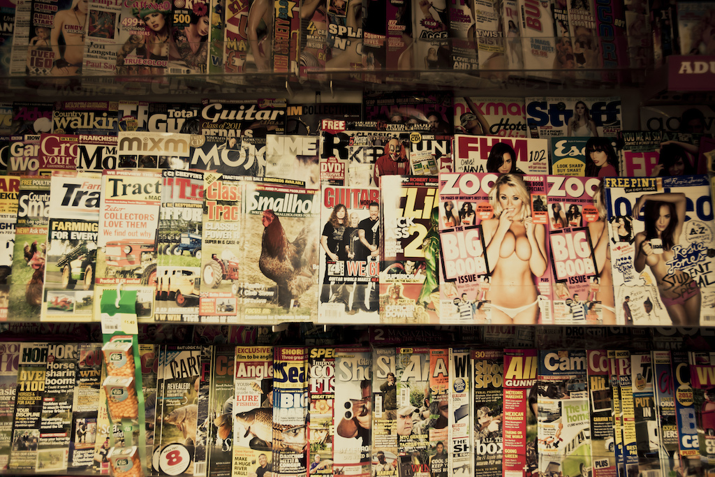 I'll give you one guess at which Magazine was chosen from the Rack...