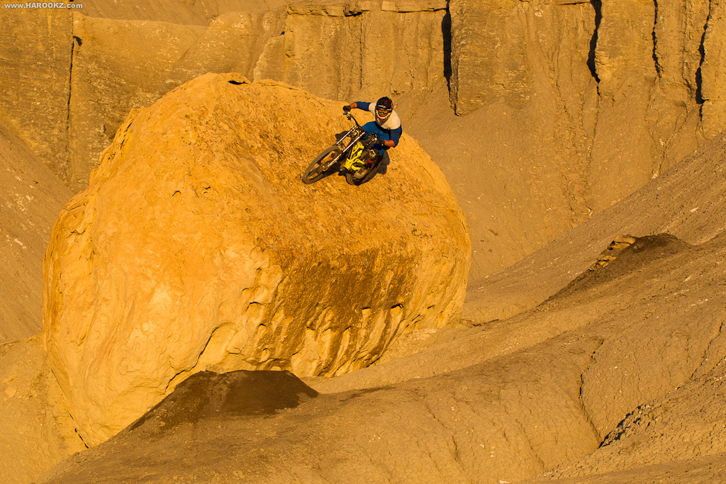 7 AM moon rock session - golden light out here is really really gold.