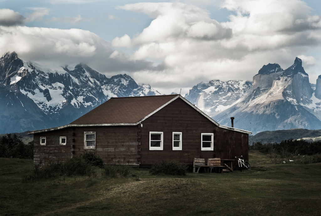 We rented this little cabin on the edge of the Torres del Paine park for a week. It's cheap, homely and has access to some of the world's most unique landscapes for riding.