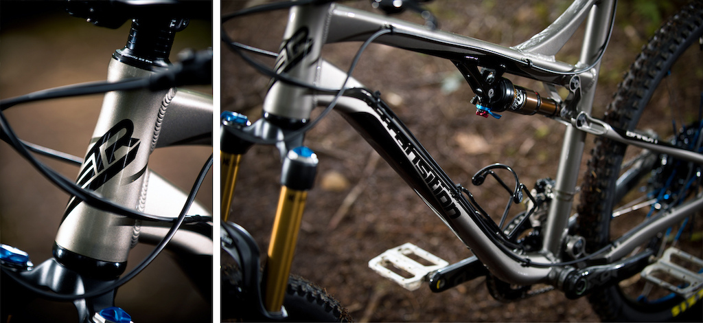 Integration is a running theme with the Aurum. Fork bump stops, clean hardware, and seat post binder show the forethought Norco has put into their new DH sled.