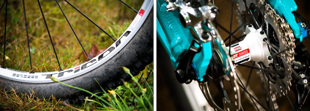 A DT-Swiss M-1700 Tricon wheelset is the perfect match for the SB's all-mountain intent. Sealed bearings with DT's legendary ratchet driver mated to tubeless ready rims.